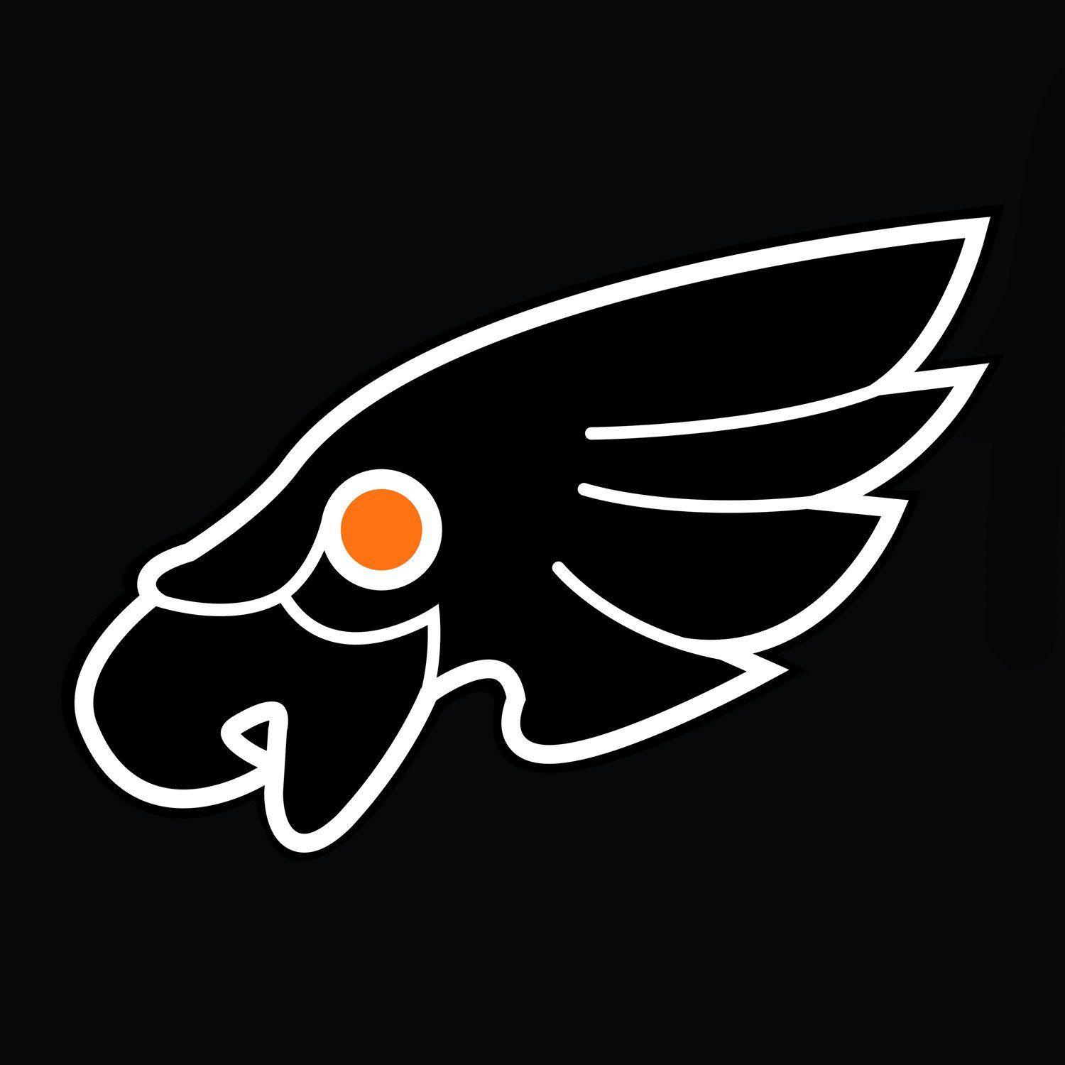 Flyers Logo - Flybrid - Hoodie - Hybrid Eagles and Flyers logo - Aphillyated
