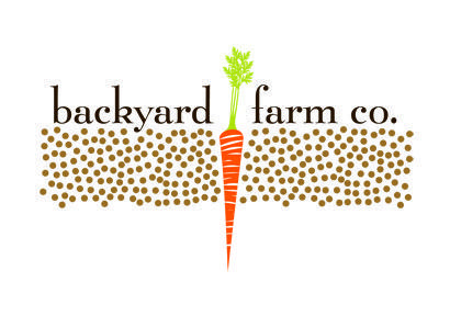 Orange Farms Company Logo - Logo for Backyard Farm Company, aka Green Fork Farms