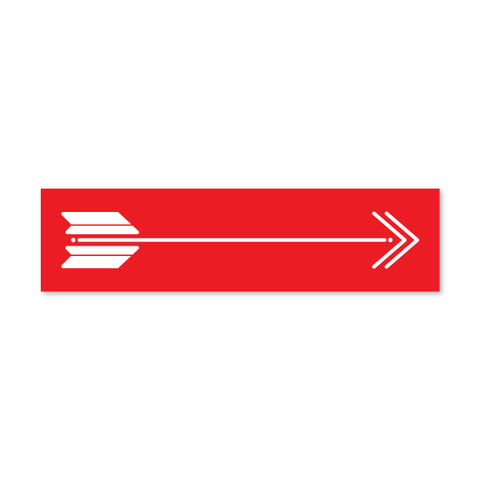 Arrows with Red and White Logo - Real Estate Directional Signs | Directional Yard Signs | All Things ...