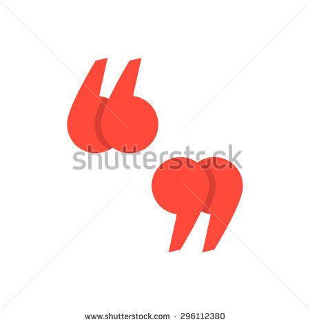 White Circle with Red Quotation Mark Logo - Red quote Logos