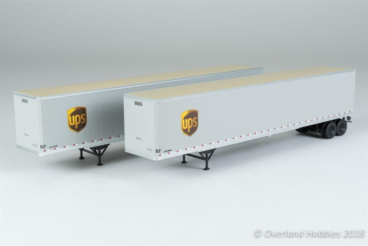 UPS Shield Logo - 53' Stoughton Trailer (2-Pack): UPSZ w/ UPS Modern Shield Logo ...