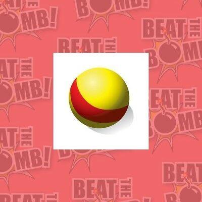 Yellow Ball Red Stripe Logo - KILLER BUNNIES QUEST Yellow Ball With A Red Stripe - BRAND NEW ...