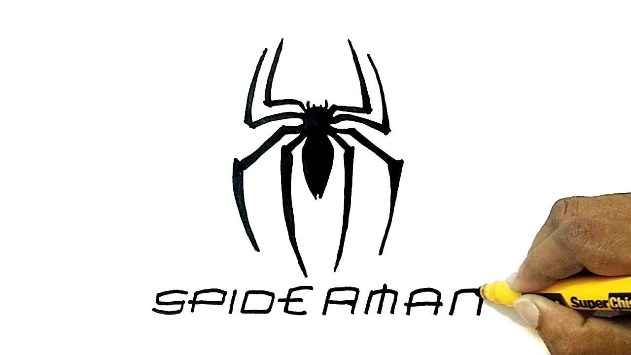 Spider-Man Spider Logo - How to Draw the Spider-man Logo - YouTube