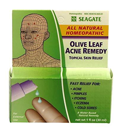 Natural Seagate Logo - Amazon.com: Seagate Products Homeopathic Olive Leaf Natural Acne ...