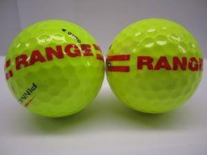 Yellow Ball Red Stripe Logo - Yellow w/Red Stripes Used and Recycled Golf Balls