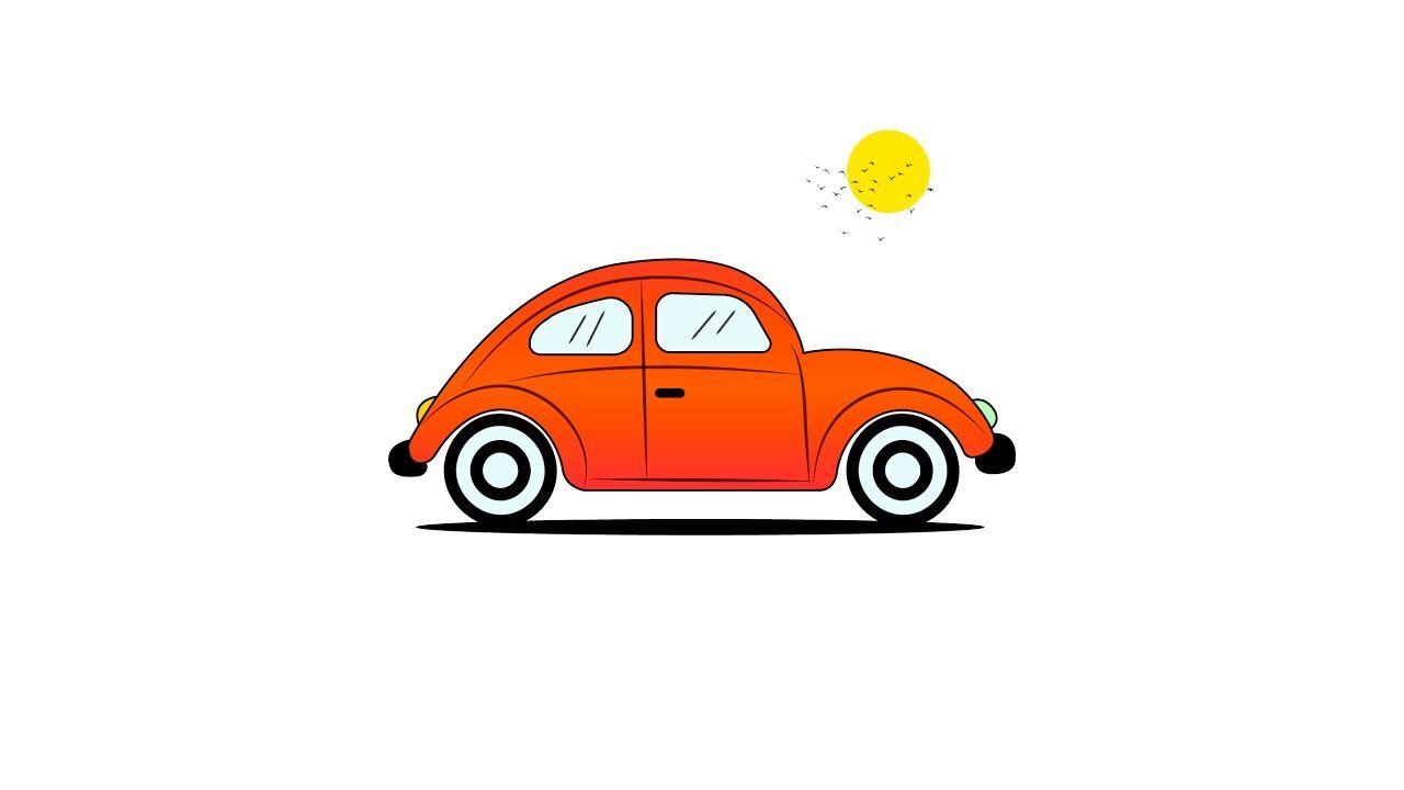 Cartoon Car Logo - Illustrator Tutorial | Fancy Car Logo Design - YouTube