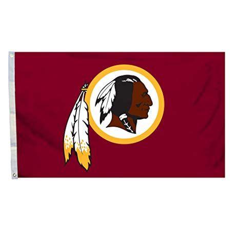 Redskins Logo - Amazon.com : NFL Washington Redskins Logo Flag with Grommets, 3 x 5 ...