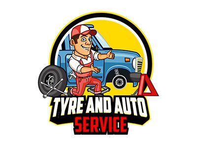 Automotive Cartoon Logo - Tyre and Auto Service Cartoon Logo by Agung Setya Nugraha. Dribbble