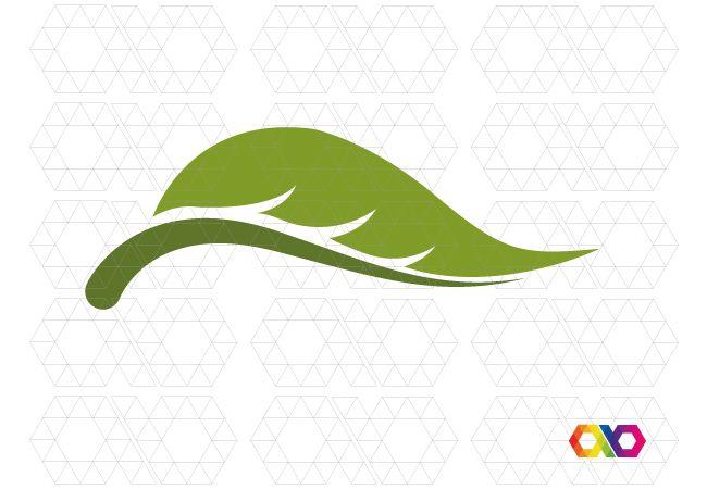 Single Green Leaf Logo - Leaf Logos