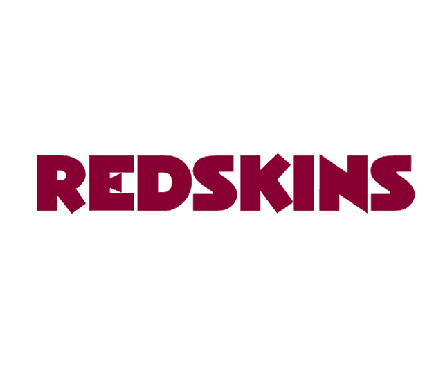 NFL Redskins Logo - Washington Redskins Font