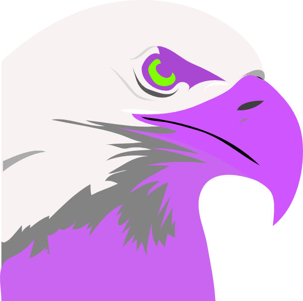 Purple Eagle Logo - Purple Eagle Clip Art at Clker.com - vector clip art online, royalty ...