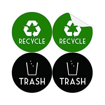 Recycle Bin Logo - FOAL Recycle Trash Bin Logo Sticker - 4