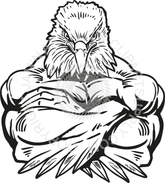 Strong Eagle Logo - Strong eagle with arms crossed