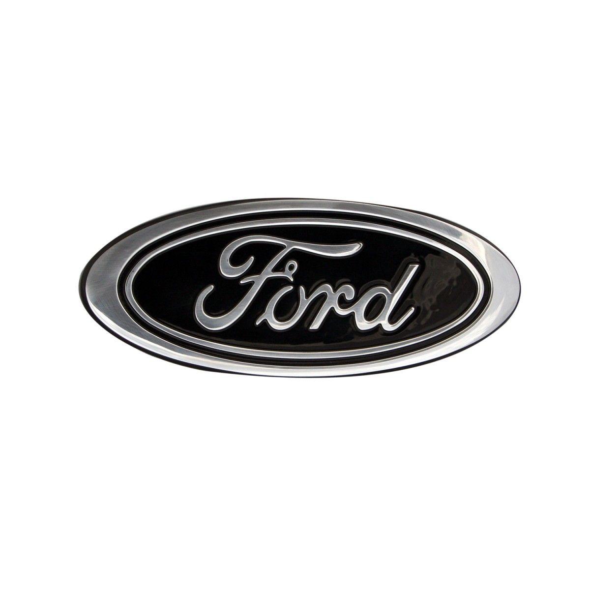 2015 Ford Logo - 2015 Ford F-150 Billet Grille & Tailgate Emblem 9.5-Inch black Oval