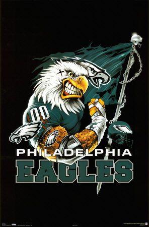 Strong Eagle Logo - Oliver-Philadelphia Eagles | polygrafi