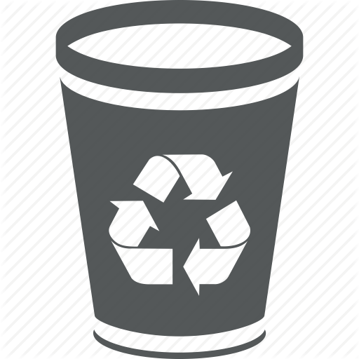 Recycle Bin Logo - Bin, can, delete, dump, garbage, recycle, recycle bin, remove, trash