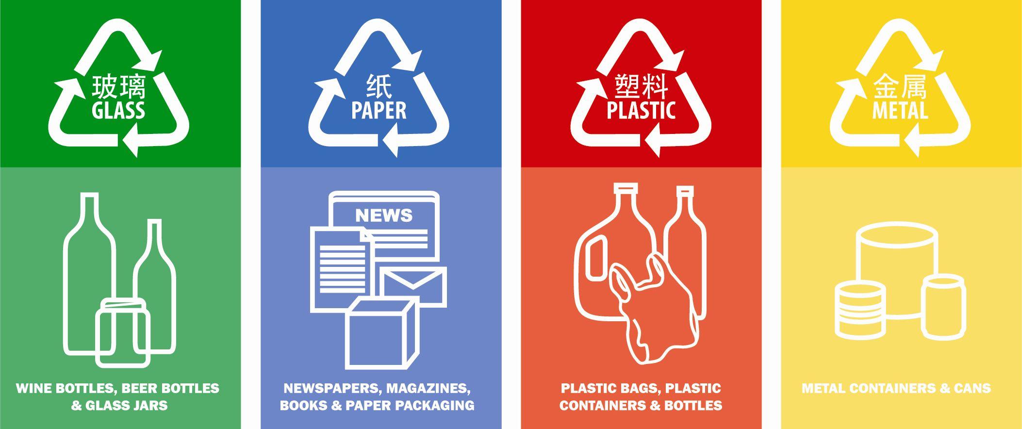 Recycle Bin Logo - Recycling @ Home | Veolia Singapore