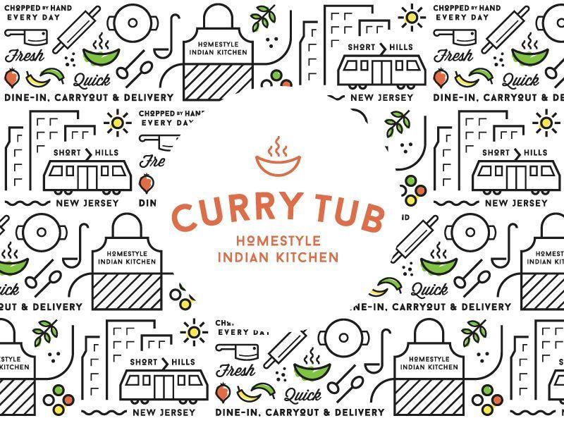 Popular Restaurant Logo - Restaurant Logo & Brand Pattern. Popular Dribbble Shots