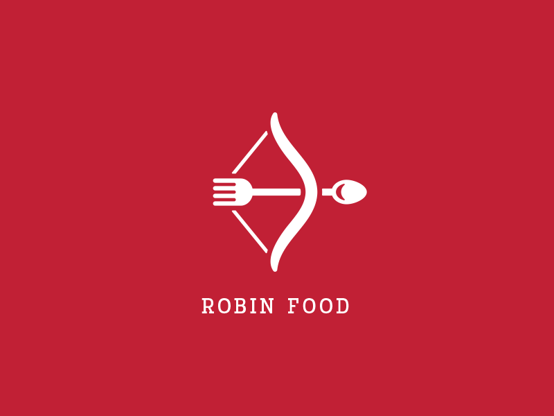 Popular Restaurant Logo - Robin Food | Logo and Branding Identity | Logo design, Logos ...