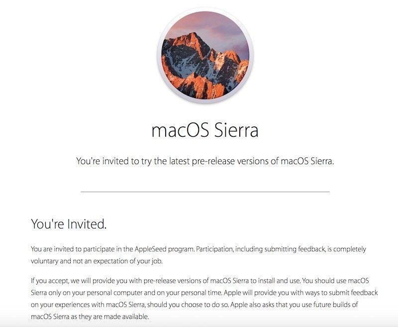 Apple Mac OS Sierra Logo - Apple Invites Retail Employees to Test Pre-Release Versions of macOS ...