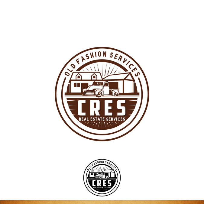 Old Office Logo - Create a vintage style logo for real estate office. Logo design contest