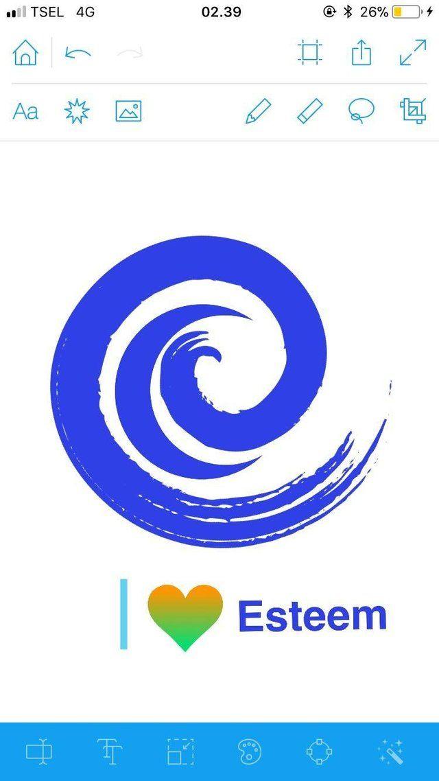 App Instalogo Logo - Tutorial Simple Design Logo Esteem with app instalogo. — Steemit