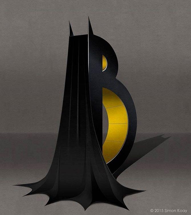 Batman B Logo