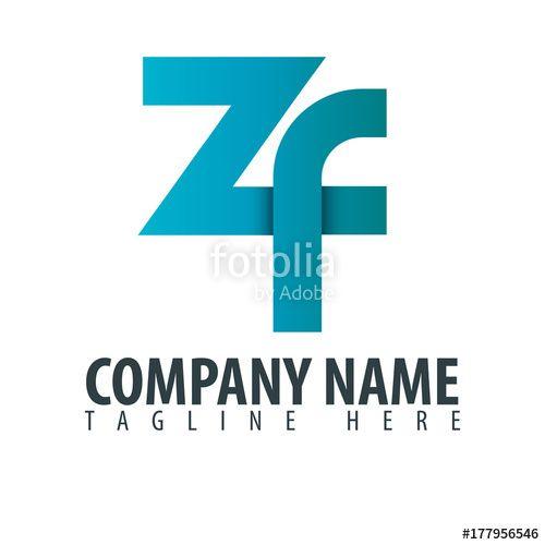 ZF Logo - Initial Letter ZF Design Logo