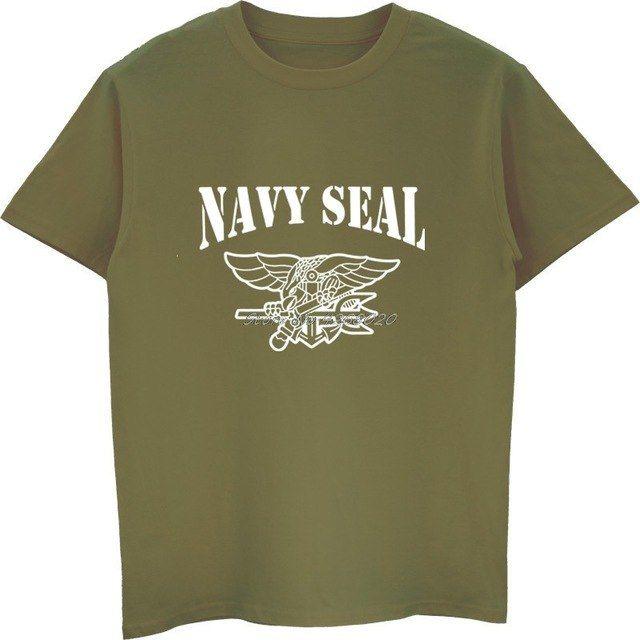 Seal Clothing Logo - 2018 New Hot Sale T shirt New NAVY SEAL Logo T shirt Fashion Men ...