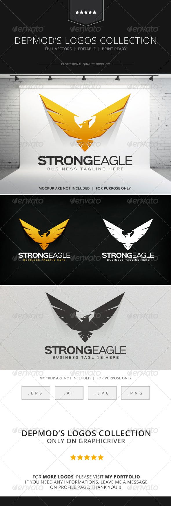 Strong Eagle Logo - Strong Eagle Logo by Opaq | GraphicRiver