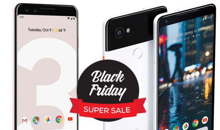 2 Black F Logo - Google Pixel 3 and Pixel 2 price slashed in Black Friday 2018 sale