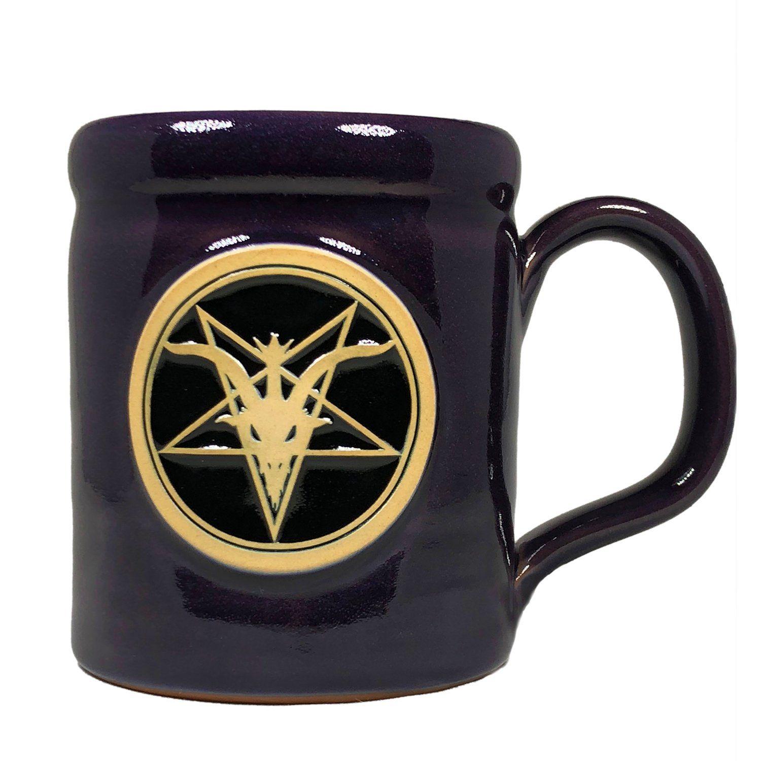 Temple Logo - The Satanic Temple Logo Deep Purple Logo Mug