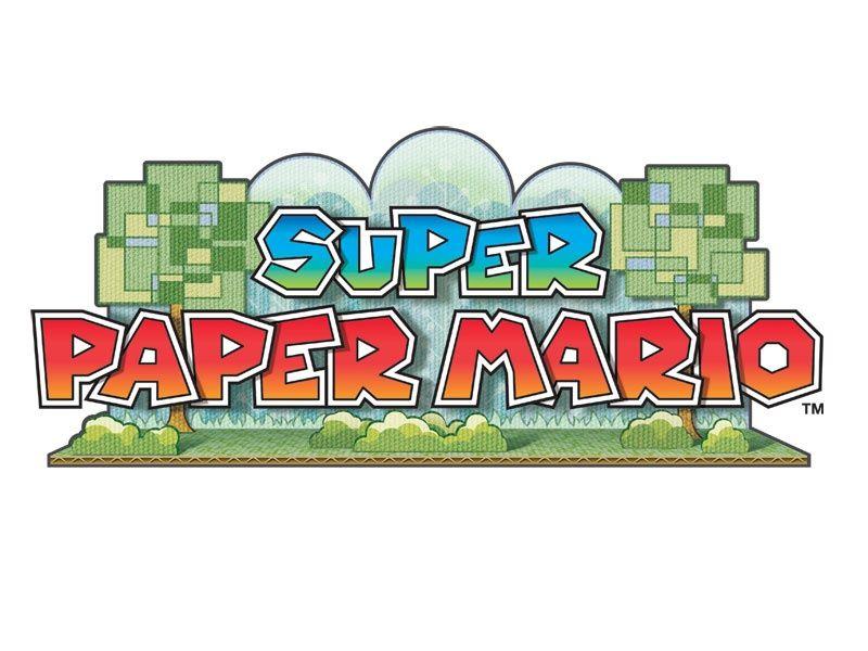 Super Paper Mario Wii Logo - Super Paper Mario Logo