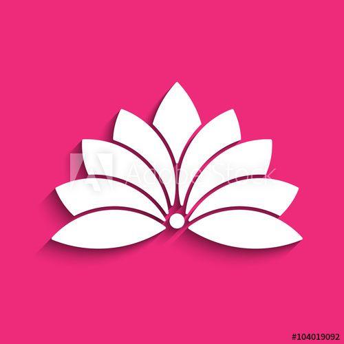 Peace Flower Logo - Lotus flower logo. Concept of spirituality, peace, relax. Vector ...