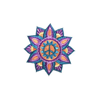 Peace Flower Logo - PEACE FLOWER PATCH HEAT SEAL – Innovative Design, Inc