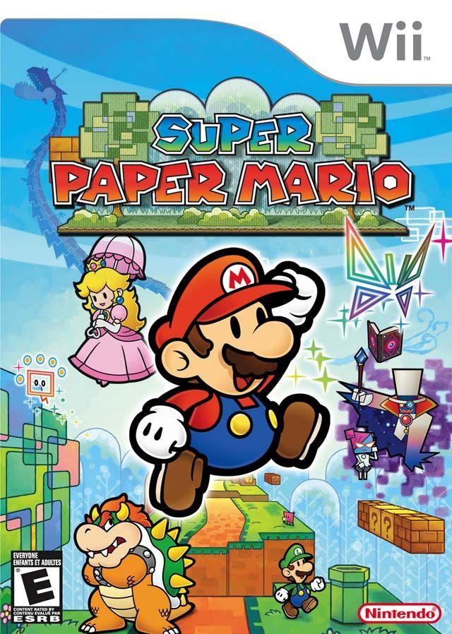 Super Paper Mario Wii Logo - Super Paper Mario