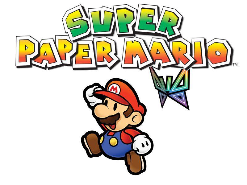 Super Paper Mario Wii Logo Logodix 