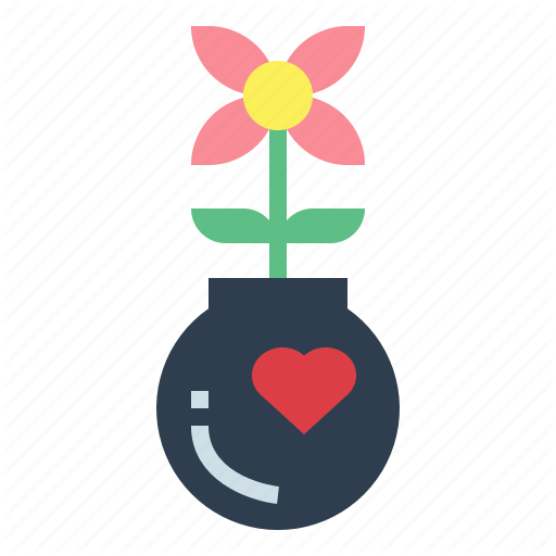 Peace Flower Logo - Bomb, flower, heart, peace icon