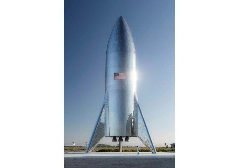 SpaceX Mars Rocket Logo - Elon Musk Shows Off Prototype Of Mars Bound Rocket, Starship