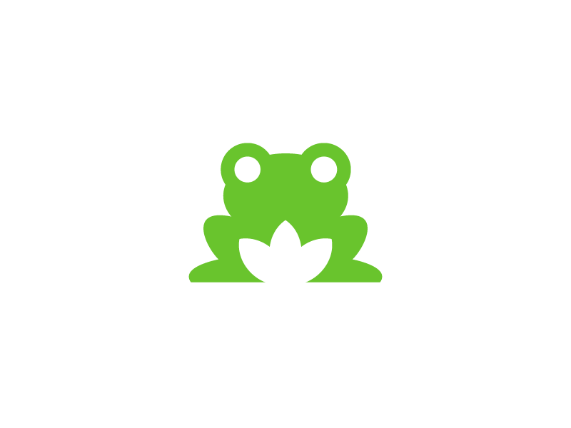 Frog Logo - frog / logo design