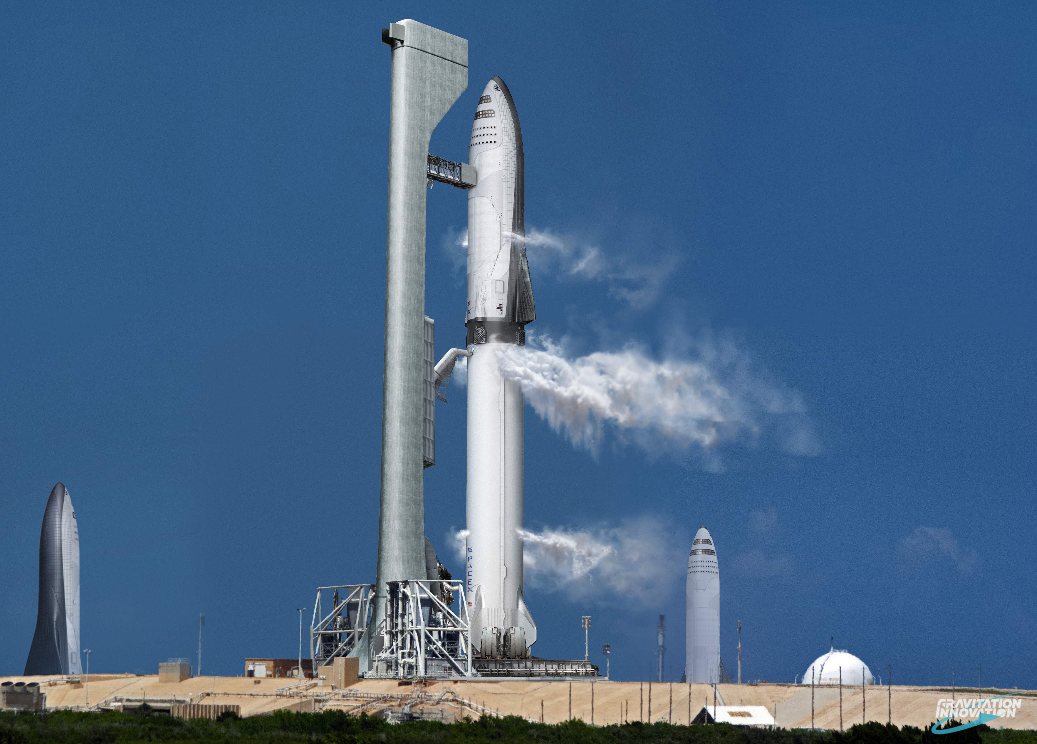 SpaceX Mars Rocket Logo - SpaceX Mars rocket test site receives first huge rocket propellant