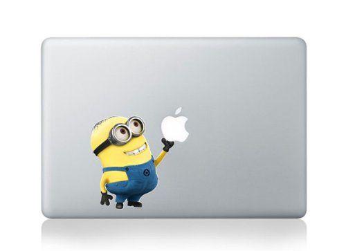 Minion Rush App Logo - Macbook 13 inch decal sticker Despicable Me single Minion art for ...