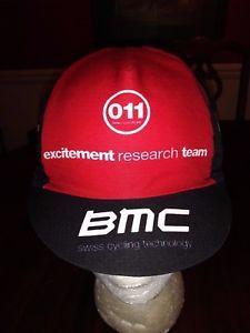 Red and White Technology Logo - BMC Swiss Cycling Technology Summer Cap Black Red White One Size