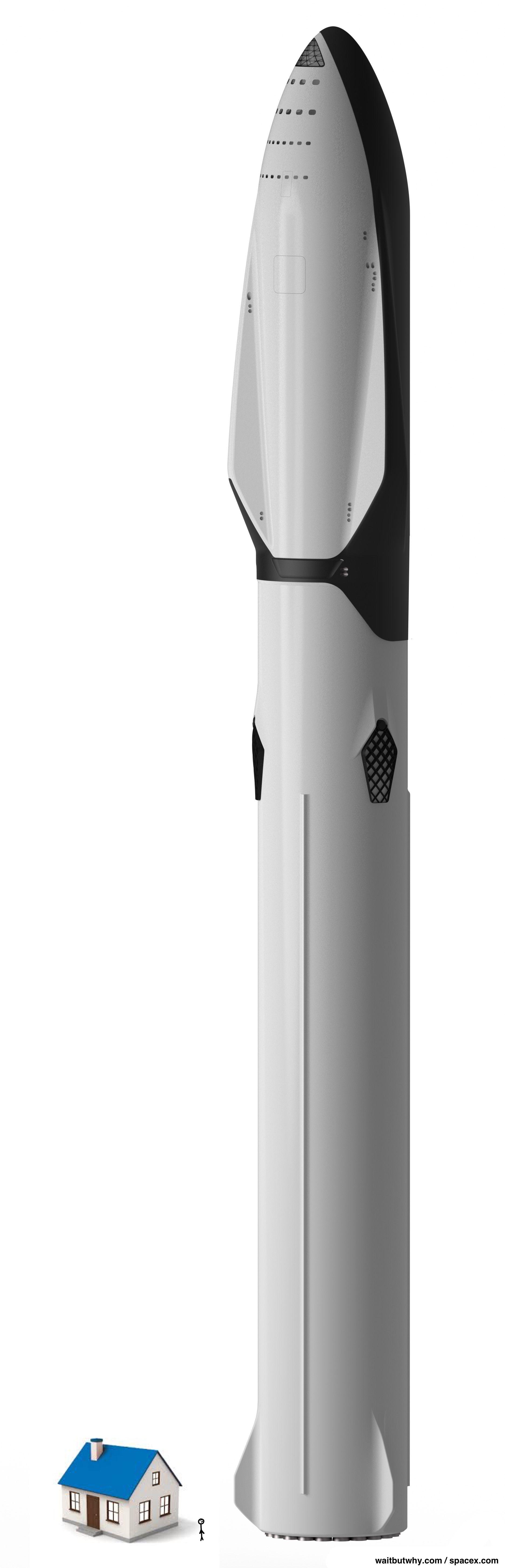 SpaceX Mars Rocket Logo - SpaceX's Big Fucking Rocket