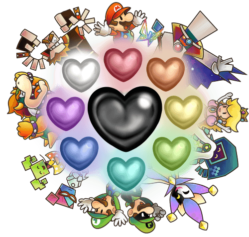 Super Paper Mario Wii Logo - Image result for super paper mario pure hearts | SUPER PAPER MARIO ...