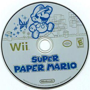 Super Paper Mario Wii Logo - Super Paper Mario [E] WII DISC ONLY 45496900151 | eBay