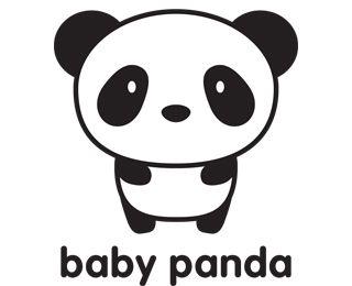 Cute Panda Logo - Baby Panda Logo. drawings. Panda, Panda drawing, Cute panda