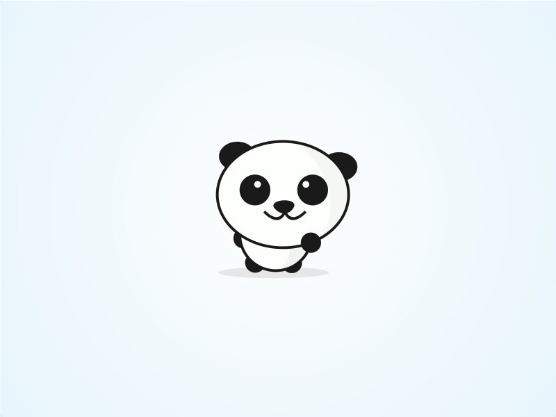 Cute Panda Logo - Cute Panda by Aniket Yewale | Dribbble | Dribbble