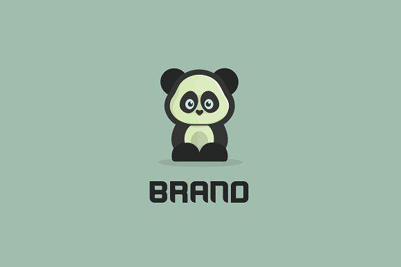 Cute Panda Logo - Cute Panda Logo ~ Logo Templates ~ Creative Market
