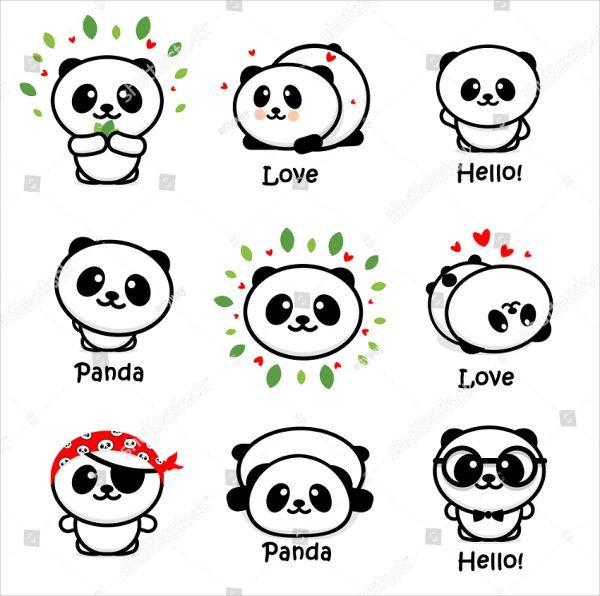 Cute Panda Logo - Cute Panda Logo #traffic Club